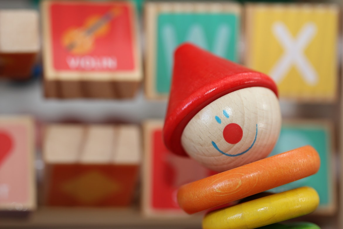 Children playing language development games